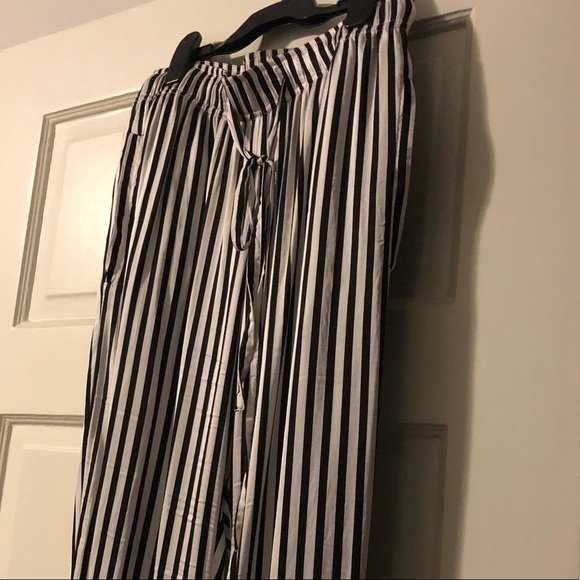 The Kooples Voile Rouge Striped Drawstring Pants - Picture 5 of 8